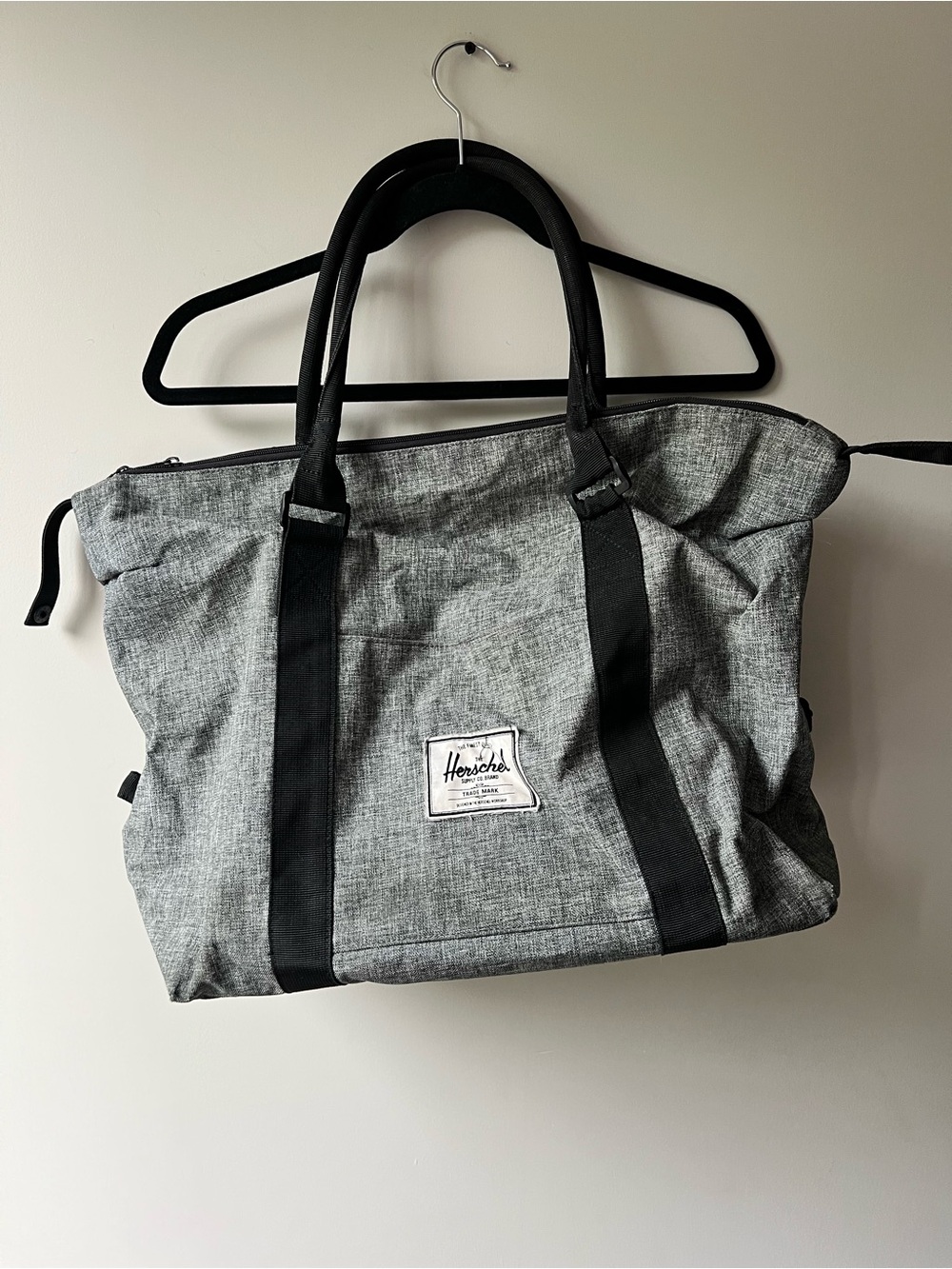 Herschel Supply Company Grey Duffel with Black Straps - Picture 2 of 5